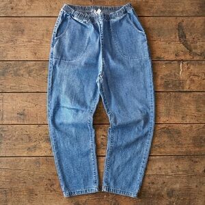 Croft & Barrow Denim Blue Elastic Waist Pants